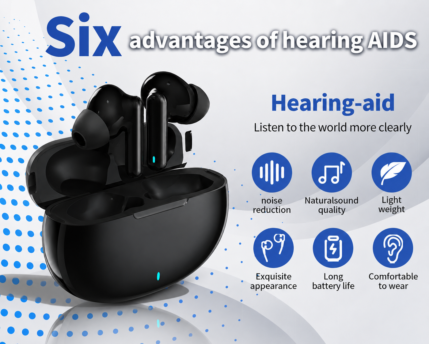 ClearWave Pro — OTC Hearing Aid | Invisible In-Ear Design