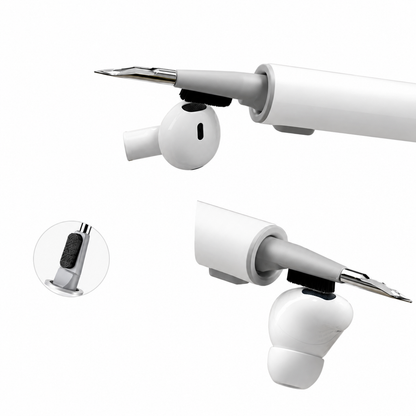 3-in-1 Cleaning Pen for Earbuds — Multifunctional Cleaning Kit.