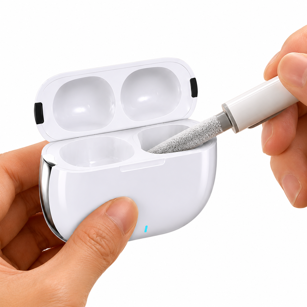 3-in-1 Cleaning Pen for Earbuds — Multifunctional Cleaning Kit.
